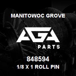 848594 Manitowoc Grove 1/8 X 1 ROLL PIN | AGA Parts