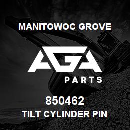 850462 Manitowoc Grove TILT CYLINDER PIN | AGA Parts