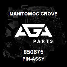 850675 Manitowoc Grove PIN-ASSY | AGA Parts