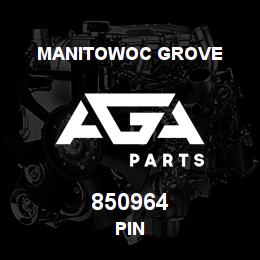 850964 Manitowoc Grove PIN | AGA Parts