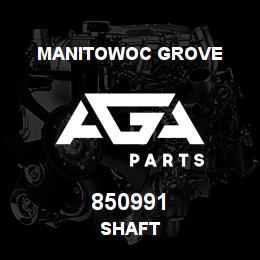 850991 Manitowoc Grove SHAFT | AGA Parts