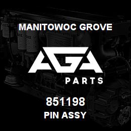 851198 Manitowoc Grove PIN ASSY | AGA Parts