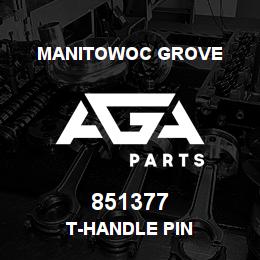 851377 Manitowoc Grove T-HANDLE PIN | AGA Parts
