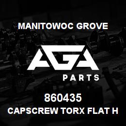 860435 Manitowoc Grove CAPSCREW TORX FLAT HEAD | AGA Parts