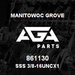 861130 Manitowoc Grove SSS 3/8-16UNCx1 | AGA Parts