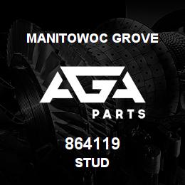 864119 Manitowoc Grove STUD | AGA Parts