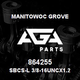864255 Manitowoc Grove SBCS-L 3/8-16UNCx1.25 F835 | AGA Parts
