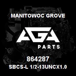 864287 Manitowoc Grove SBCS-L 1/2-13UNCx1.00 F835 | AGA Parts