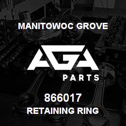 866017 Manitowoc Grove Retaining Ring | AGA Parts