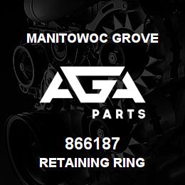 866187 Manitowoc Grove Retaining Ring | AGA Parts