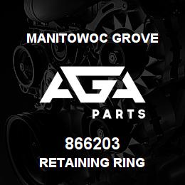 866203 Manitowoc Grove Retaining Ring | AGA Parts