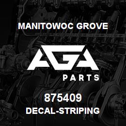 875409 Manitowoc Grove DECAL-STRIPING | AGA Parts