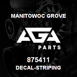 875411 Manitowoc Grove DECAL-STRIPING | AGA Parts
