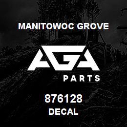 876128 Manitowoc Grove DECAL | AGA Parts