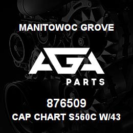 876509 Manitowoc Grove CAP CHART S560C W/43FT JIB | AGA Parts