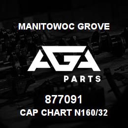 877091 Manitowoc Grove CAP CHART N160/32 | AGA Parts