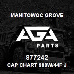 877242 Manitowoc Grove CAP CHART 990W/44F JIB | AGA Parts