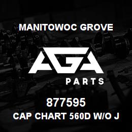 877595 Manitowoc Grove CAP CHART 560D W/O JIB 15 TON | AGA Parts