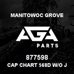877598 Manitowoc Grove CAP CHART 568D W/O JIB | AGA Parts