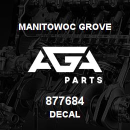 877684 Manitowoc Grove DECAL | AGA Parts