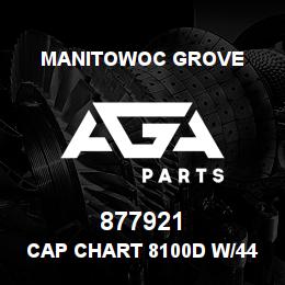 877921 Manitowoc Grove CAP CHART 8100D W/44' JIB | AGA Parts