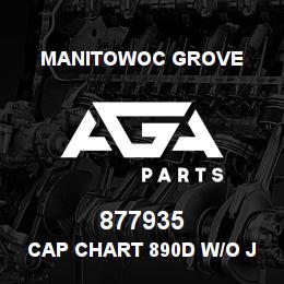 877935 Manitowoc Grove CAP CHART 890D W/O JIB | AGA Parts