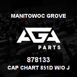 878133 Manitowoc Grove CAP CHART 851D W/O JIB | AGA Parts