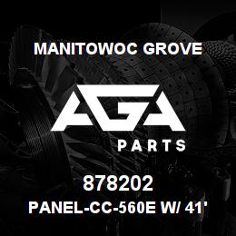 878202 Manitowoc Grove PANEL-CC-560E W/ 41' JIB | AGA Parts