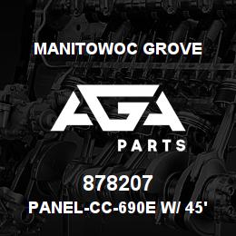 878207 Manitowoc Grove PANEL-CC-690E W/ 45' JIB | AGA Parts