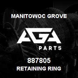 887805 Manitowoc Grove RETAINING RING | AGA Parts