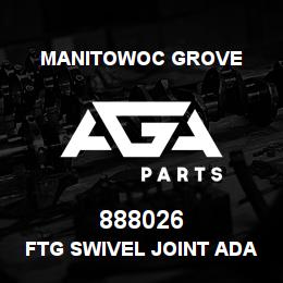 888026 Manitowoc Grove FTG SWIVEL JOINT ADAPTER 502 | AGA Parts