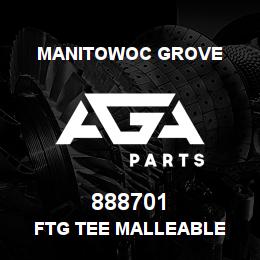 888701 Manitowoc Grove FTG TEE MALLEABLE | AGA Parts