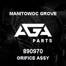 890970 Manitowoc Grove ORIFICE ASSY | AGA Parts