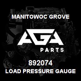 892074 Manitowoc Grove LOAD PRESSURE GAUGE | AGA Parts