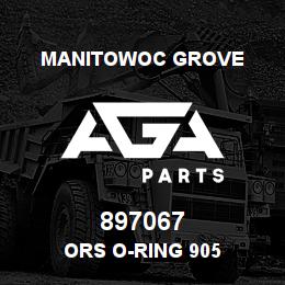 897067 Manitowoc Grove ORS O-RING 905 | AGA Parts