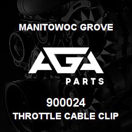 900024 Manitowoc Grove THROTTLE CABLE CLIP | AGA Parts