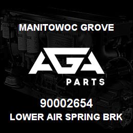 90002654 Manitowoc Grove LOWER AIR SPRING BRKT | AGA Parts