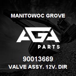 90013669 Manitowoc Grove VALVE ASSY. 12V. DIRECTIONAL | AGA Parts