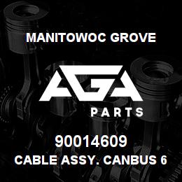 90014609 Manitowoc Grove CABLE ASSY. CANBUS 6MM LG. | AGA Parts