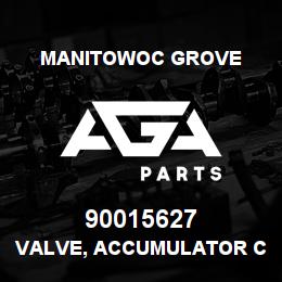 90015627 Manitowoc Grove VALVE, ACCUMULATOR CHARGE | AGA Parts