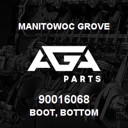 90016068 Manitowoc Grove BOOT, BOTTOM | AGA Parts