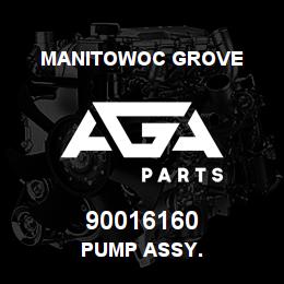 90016160 Manitowoc Grove PUMP ASSY. | AGA Parts