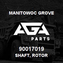 90017019 Manitowoc Grove SHAFT, ROTOR | AGA Parts