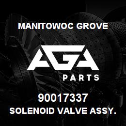 90017337 Manitowoc Grove SOLENOID VALVE ASSY. 24V. | AGA Parts