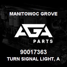 90017363 Manitowoc Grove TURN SIGNAL LIGHT, AMBER - 24V | AGA Parts