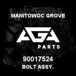 90017524 Manitowoc Grove BOLT ASSY. | AGA Parts