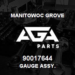 90017644 Manitowoc Grove GAUGE ASSY. | AGA Parts