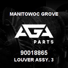 90018865 Manitowoc Grove LOUVER ASSY. 3 | AGA Parts
