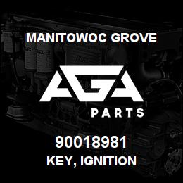 90018981 Manitowoc Grove KEY, IGNITION | AGA Parts