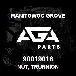 90019016 Manitowoc Grove NUT, TRUNNION | AGA Parts